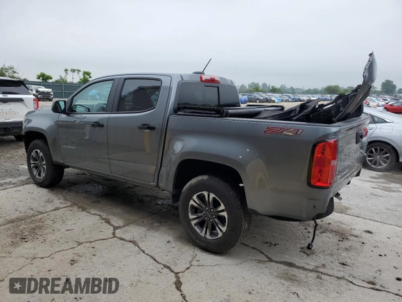2022 Chevrolet Colorado 4WD Z71 with VIN 1GCGTDEN0N1216109, listed as a Copart auction lot 58567235 with 65,484 mi miles and Salvage title. Bid and sale history available at DreamBid. Image 2.