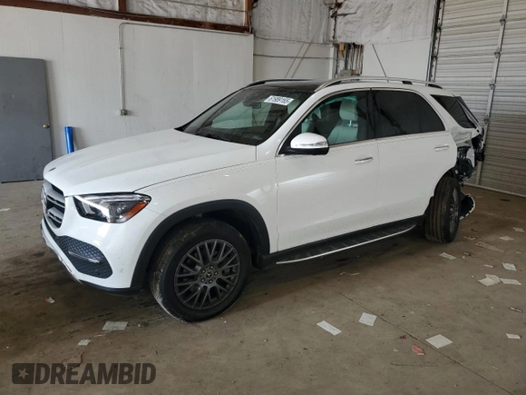 2021 Mercedes-Benz GLE 350 with VIN 4JGFB4KB4MA430877, listed as a Copart auction lot 61989165 with 20,859 mi miles and Salvage title. Bid and sale history available at DreamBid. Image 1.