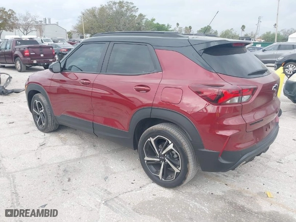 2023 Chevrolet TrailBlazer RS with VIN KL79MTSL6PB046223, listed as a IAAI auction lot 41730610 with 10,854 mi miles. Bid and sale history available at carsss.com. Image 3.