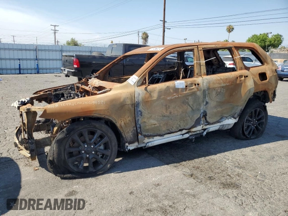 2022 Jeep Grand Cherokee Laredo X z VIN 1C4RJEAG2NC154521, wystawiony jako Copart lot #62456024 z przebiegiem Nie podano mil oraz Nie do naprawy • Non repairable. Historia ofert i sprzedaży dostępna na DreamBid. Obrazek 1.