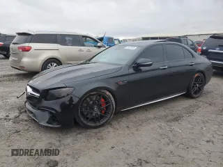 2020 Mercedes-Benz E-Class AMG E 63 S with VIN WDDZF8KBXLA736418, listed as a Copart auction lot 42423335 with 41,789 mi miles and Salvage Title. Bid and sale history available at carsss.com. Image 1.