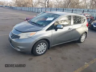 2014 Nissan Note SV with VIN 3N1CE2CP0EL376939, listed as a IAAI auction lot 41901332 with 138,457 mi miles and . Bid and sale history available at DreamBid. Image 2.
