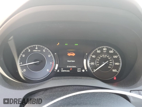 2021 Acura RDX Technology with VIN 5J8TC2H5XML046781, listed as a Copart auction lot 52187775 with 58,995 mi miles and Salvage title. Bid and sale history available at DreamBid. Image 9.