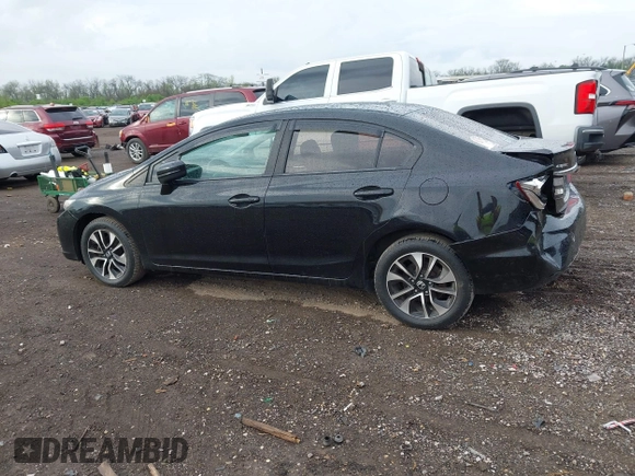 2015 Honda Civic EX with VIN 19XFB2F80FE044058, listed as a IAAI auction lot 42108396 with 134,515 mi miles and . Bid and sale history available at carsss.com. Image 14.