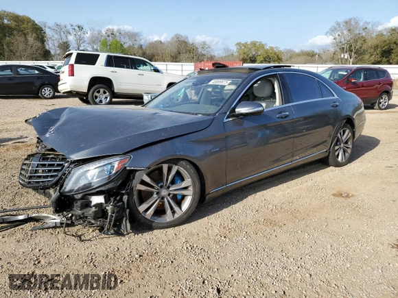 2017 Mercedes-Benz S 550e with VIN WDDUG6DB2HA294721, listed as a Copart auction lot 48889975 with Not Provided miles and Non Repairable. Bid and sale history available at DreamBid. Image 1.