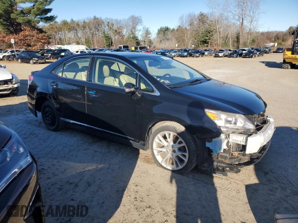 2010 Lexus HS 250h with VIN JTHBB1BA4A2036017, listed as a Copart auction lot 82245294 with 102,699 mi miles and Salvage Title. Bid and sale history available at DreamBid. Image 4.