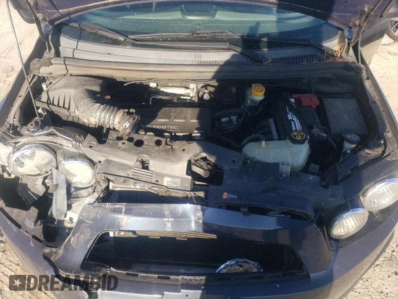 2016 Chevrolet Sonic LT with VIN 1G1JC6SB0G4103458, listed as a Copart auction lot 89162855 with 0 mi miles and Salvage Title. Bid and sale history available at carsss.com. Image 12.