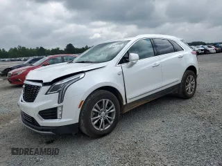2021 Cadillac XT5 AWD Premium Luxury with VIN 1GYKNDRSXMZ103637, listed as a Copart auction lot 60472755 with 19,652 mi miles and Salvage title. Bid and sale history available at DreamBid. Image 1.