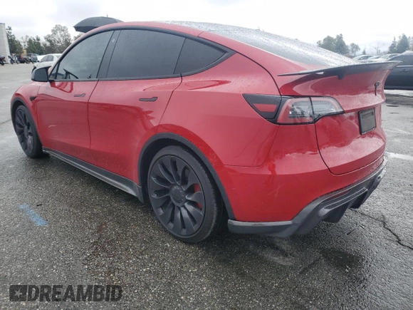 2022 Tesla Model Y Performance с VIN 7SAYGDEF7NF335903, выставлен на аукционе Copart как лот 48883035 с пробегом 73 132 миль миль и Списание • Salvage title. История ставок и продаж доступна на DreamBid. Изображение 2.