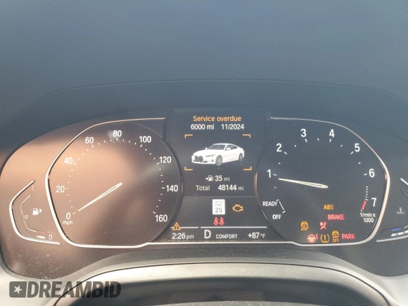 2021 BMW 4 Series 430i with VIN WBA53AP02MCF42908, listed as a Copart auction lot 50691305 with 48,114 mi miles and Clean Title. Bid and sale history available at DreamBid. Image 9.