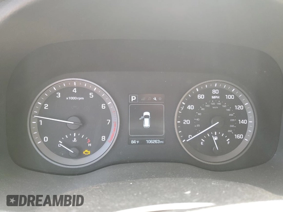 2017 Hyundai Tucson Value with VIN KM8J33A26HU289561, listed as a Copart auction lot 56167455 with 106,263 mi miles and Clean title. Bid and sale history available at DreamBid. Image 9.