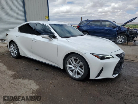 2021 Lexus IS 300 with VIN JTHAA1D28M5112488, listed as a Copart auction lot 56002845 with 41,660 mi miles and Salvage title. Bid and sale history available at DreamBid. Image 4.
