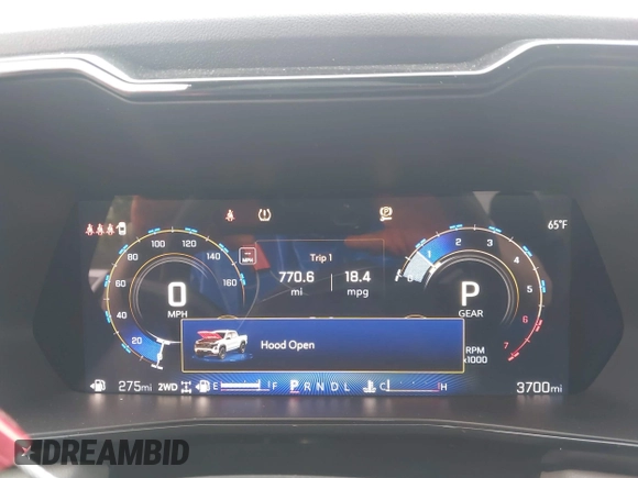 2024 Chevrolet Colorado 4WD ZR2 with VIN 1GCPTFEK4R1270553, listed as a IAAI auction lot 42208616 with 3,700 mi miles and . Bid and sale history available at DreamBid. Image 7.