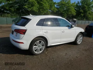 2018 Audi Q5 Premium Plus with VIN WA1BNAFY1J2066585, listed as a Copart auction lot 58306885 with 91,134 mi miles and Salvage title. Bid and sale history available at DreamBid. Image 3.