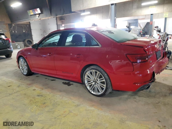 2017 Audi A4 Premium Plus with VIN WAUENAF42HN064530, listed as a Copart auction lot 42356025 with 72,892 mi miles and Salvage Title. Bid and sale history available at carsss.com. Image 2.