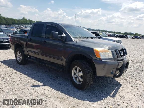2011 Nissan Titan SL with VIN 1N6BA0ECXBN322611, listed as a Copart auction lot 63002925 with 159,785 mi miles and Salvage title. Bid and sale history available at DreamBid. Image 4.
