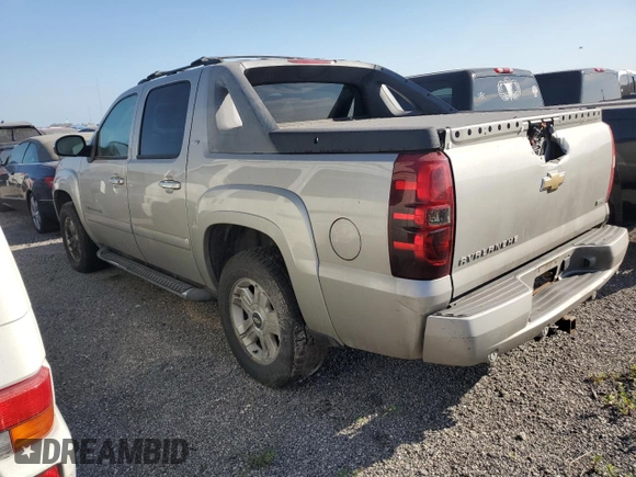 2007 Chevrolet Avalanche LT w/3LT with VIN 3GNEC120X7G293726, listed as a Copart auction lot 75201444 with 0 mi miles and Salvage Title. Bid and sale history available at carsss.com. Image 2.