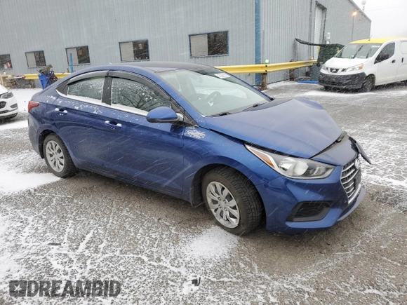 2021 Hyundai Accent SE with VIN 3KPC24A6XME142290, listed as a Copart auction lot 45338855 with 14,851 mi miles and Salvage Title. Bid and sale history available at carsss.com. Image 4.
