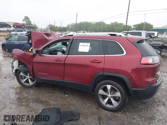 2021 Jeep Cherokee Limited z VIN 1C4PJMDX0MD206525, wystawiony jako IAAI lot #41988796 z przebiegiem Nie podano mil oraz . Historia ofert i sprzedaży dostępna na DreamBid. Obrazek 14.