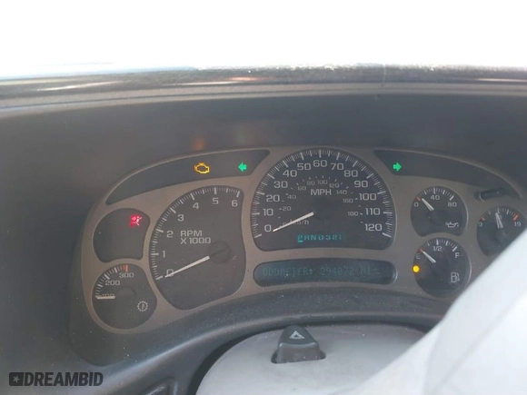 2005 GMC Yukon Denali with VIN 1GKEK63U45J192983, listed as a IAAI auction lot 41626897 with 294,072 mi miles. Bid and sale history available at carsss.com. Image 7.