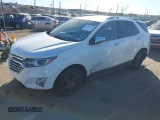 2018 Chevrolet Equinox Premier with VIN 3GNAXNEX3JS605358, listed as a IAAI auction lot 41291177 with 116,789 mi miles. Bid and sale history available at carsss.com. Image 18.