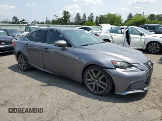 2015 Lexus IS 250 with VIN JTHCF1D21F5020586, listed as a Copart auction lot 60641525 with 156,302 mi miles and Salvage title. Bid and sale history available at DreamBid. Image 4.