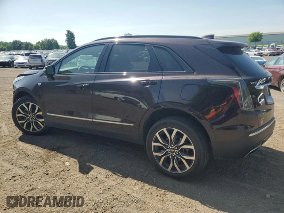 2021 Cadillac XT5 AWD Sport with VIN 1GYKNGRS8MZ152739, listed as a Copart auction lot 60675705 with 51,669 mi miles and Salvage title. Bid and sale history available at DreamBid. Image 2.