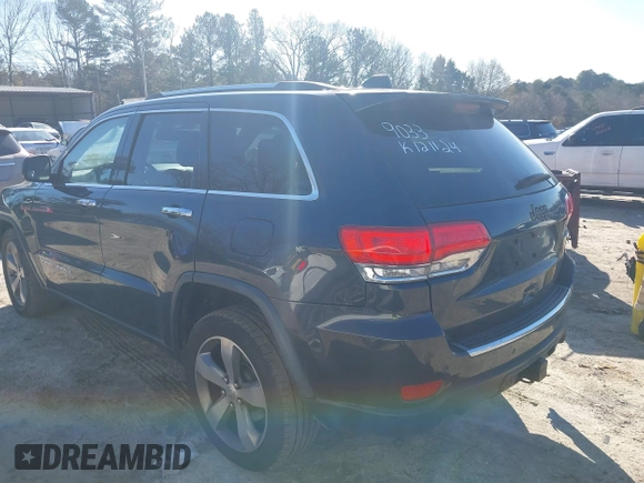 2014 Jeep Grand Cherokee Limited with VIN 1C4RJEBT5EC189033, listed as a IAAI auction lot 41156781 with 126,367 mi miles and . Bid and sale history available at DreamBid. Image 3.