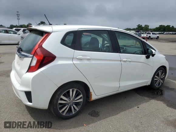 2015 Honda Fit EX-L with VIN 3HGGK5H83FM775223, listed as a Copart auction lot 63779045 with Not provided miles and Salvage title. Bid and sale history available at DreamBid. Image 3.