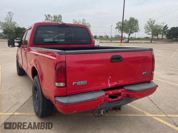 2003 Ford Super Duty F-250 XL with VIN 1FTNW20P43ED04324, listed as a Copart auction lot 54047495 with 251,401 mi miles and Clean Title. Bid and sale history available at carsss.com. Image 3.