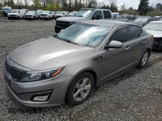2015 Kia Optima LX with VIN 5XXGM4A7XFG389842, listed as a Copart auction lot 51580415 with 143,011 mi miles and Clean Title. Bid and sale history available at carsss.com. Image 1.