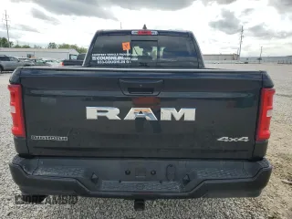 2025 Ram 1500 Big Horn z VIN 1C6RRFFG1SN523805, wystawiony jako Copart lot #57298595 z przebiegiem 3 557 mil mil oraz Szkoda całkowita • Salvage title. Historia ofert i sprzedaży dostępna na DreamBid. Obrazek 6.