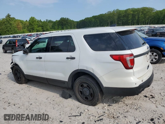 2017 Ford Police Interceptor Utility z VIN 1FM5K8AR1HGC90372, wystawiony jako Copart lot #59459665 z przebiegiem Nie podano mil oraz Czysty tytuł • Clean title. Historia ofert i sprzedaży dostępna na DreamBid. Obrazek 2.