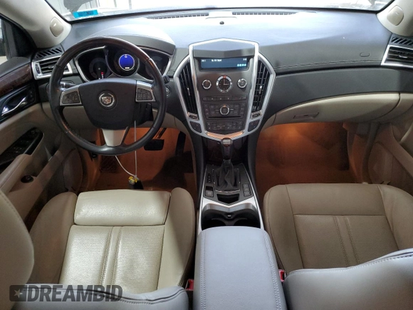 2012 Cadillac SRX Performance Collection with VIN 3GYFNEE3XCS593868, listed as a Copart auction lot 54381275 with 80,855 mi miles and Salvage title. Bid and sale history available at DreamBid. Image 8.
