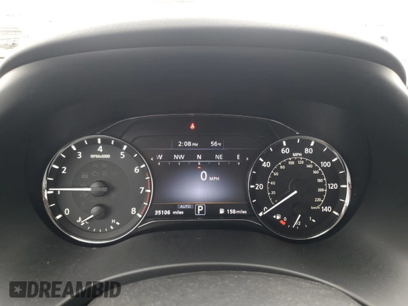 2022 Infiniti QX80 PREMIUM SELECT with VIN JN8AZ2AE4N9292548, listed as a Copart auction lot 85469534 with 35,106 mi miles and Salvage Title. Bid and sale history available at carsss.com. Image 9.