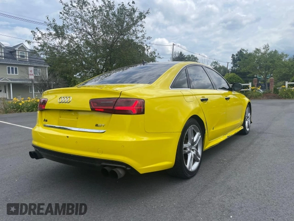 2016 Audi A6 Premium Plus with VIN WAUGFAFC8GN117551, listed as a Copart auction lot 65941565 with 153,367 mi miles and Clean title. Bid and sale history available at DreamBid. Image 4.