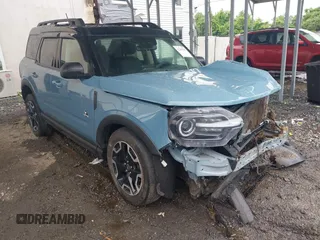 2022 Ford Bronco Sport Outer Banks with VIN 3FMCR9C65NRD38343, listed as a IAAI auction lot 42267297 with 80,036 mi miles and . Bid and sale history available at DreamBid. Image 1.