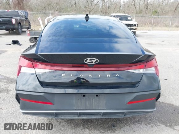 2024 Hyundai Elantra SEL with VIN KMHLM4DGXRU704580, listed as a IAAI auction lot 41729227 with 12,394 mi miles. Bid and sale history available at carsss.com. Image 16.