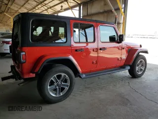 2020 Jeep Wrangler Unlimited Sahara Altitude с VIN 1C4HJXEN8LW268874, выставлен на аукционе Copart как лот 58557845 с пробегом 77 708 миль миль и Списание • Salvage title. История ставок и продаж доступна на DreamBid. Изображение 3.