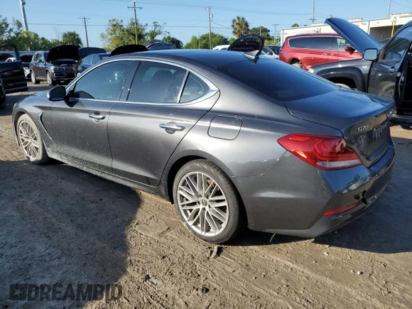 2020 Genesis G70 2.0T with VIN KMTG34LA5LU047685, listed as a Copart auction lot 73717104 with Not provided miles and Non repairable. Bid and sale history available at DreamBid. Image 2.
