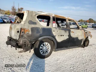 2018 Nissan Armada SV with VIN JN8AY2NCXJ9551386, listed as a Copart auction lot 77656164 with Not Provided miles and Non Repairable. Bid and sale history available at carsss.com. Image 3.