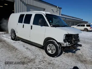 2014 GMC Savana Cargo Van with VIN 1GTW7FCA9E1911488, listed as a Copart auction lot 44233105 with 340,565 mi miles and Salvage Title. Bid and sale history available at carsss.com. Image 4.