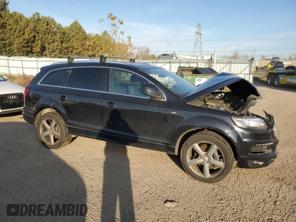 2015 Audi Q7 3.0L TDI Vorsprung Edition with VIN WA1WMCFE8FD005218, listed as a Copart auction lot 75849274 with 0 mi miles and Salvage Title. Bid and sale history available at carsss.com. Image 4.