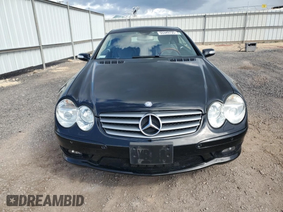2005 Mercedes-Benz SL 500 with VIN WDBSK75F75F098620, listed as a Copart auction lot 55349735 with Not Provided miles and Clean Title. Bid and sale history available at DreamBid. Image 5.