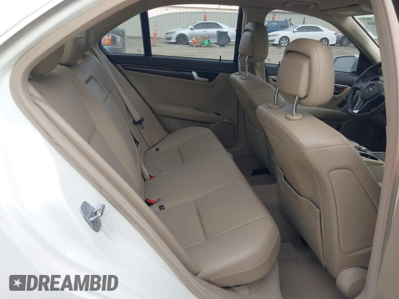 2012 Mercedes-Benz C 250 Sport with VIN WDDGF4HB8CR201306, listed as a IAAI auction lot 42266166 with 138,096 mi miles and . Bid and sale history available at DreamBid. Image 8.