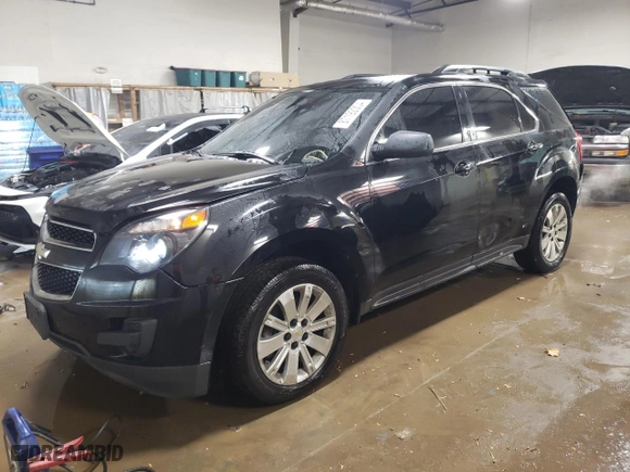 2010 Chevrolet Equinox LT w/1LT with VIN 2CNFLEEY2A6283227, listed as a Copart auction lot 87192004 with 59,191 mi miles and Salvage Title. Bid and sale history available at carsss.com. Image 1.