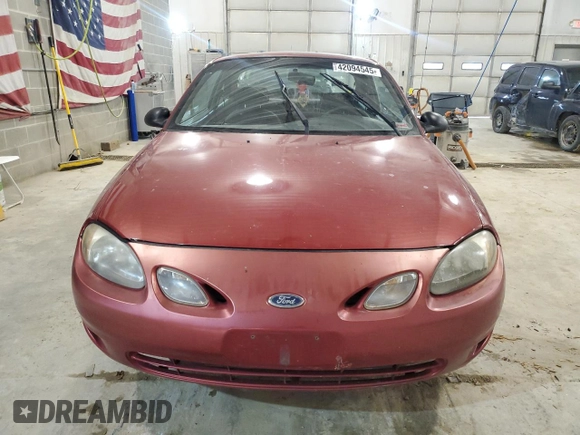 2001 Ford Escort ZX2 with VIN 3FAFP11361R242299, listed as a Copart auction lot 42094545 with 211,940 mi miles and Salvage Title. Bid and sale history available at carsss.com. Image 5.