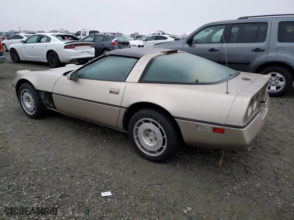 1986 Chevrolet Corvette with VIN 1G1YY0781G5123609, listed as a Copart auction lot 85760964 with 0 mi miles and Clean Title. Bid and sale history available at carsss.com. Image 2.