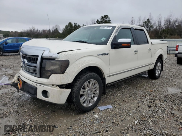 2009 Ford F-150 XL with VIN 1FTPW12V79FA36743, listed as a Copart auction lot 85821924 with 165,321 mi miles and Salvage Title. Bid and sale history available at carsss.com. Image 1.