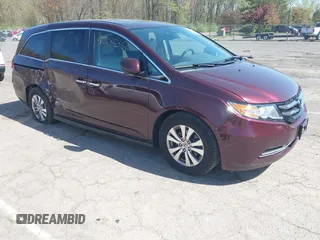 2014 Honda Odyssey EX-L with VIN 5FNRL5H68EB092245, listed as a IAAI auction lot 42135356 with 92,202 mi miles and . Bid and sale history available at carsss.com. Image 1.